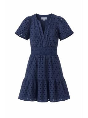 Anthropologie Eyelet Mini Dress